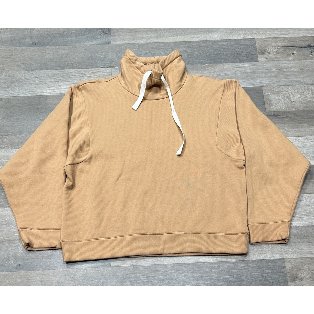 Madewell MWL Womens Brown High Neck Pull Over Sweater (MC200) Size L